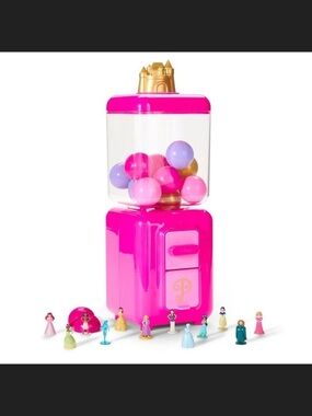 NIB. FAO SCHWARZ x DISNEY Pink Princess Gumball Toy Dispenser